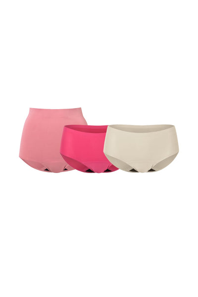 Bundle 1: Tiro Alto rosado + Cachetero hueso + Cachetero Beige